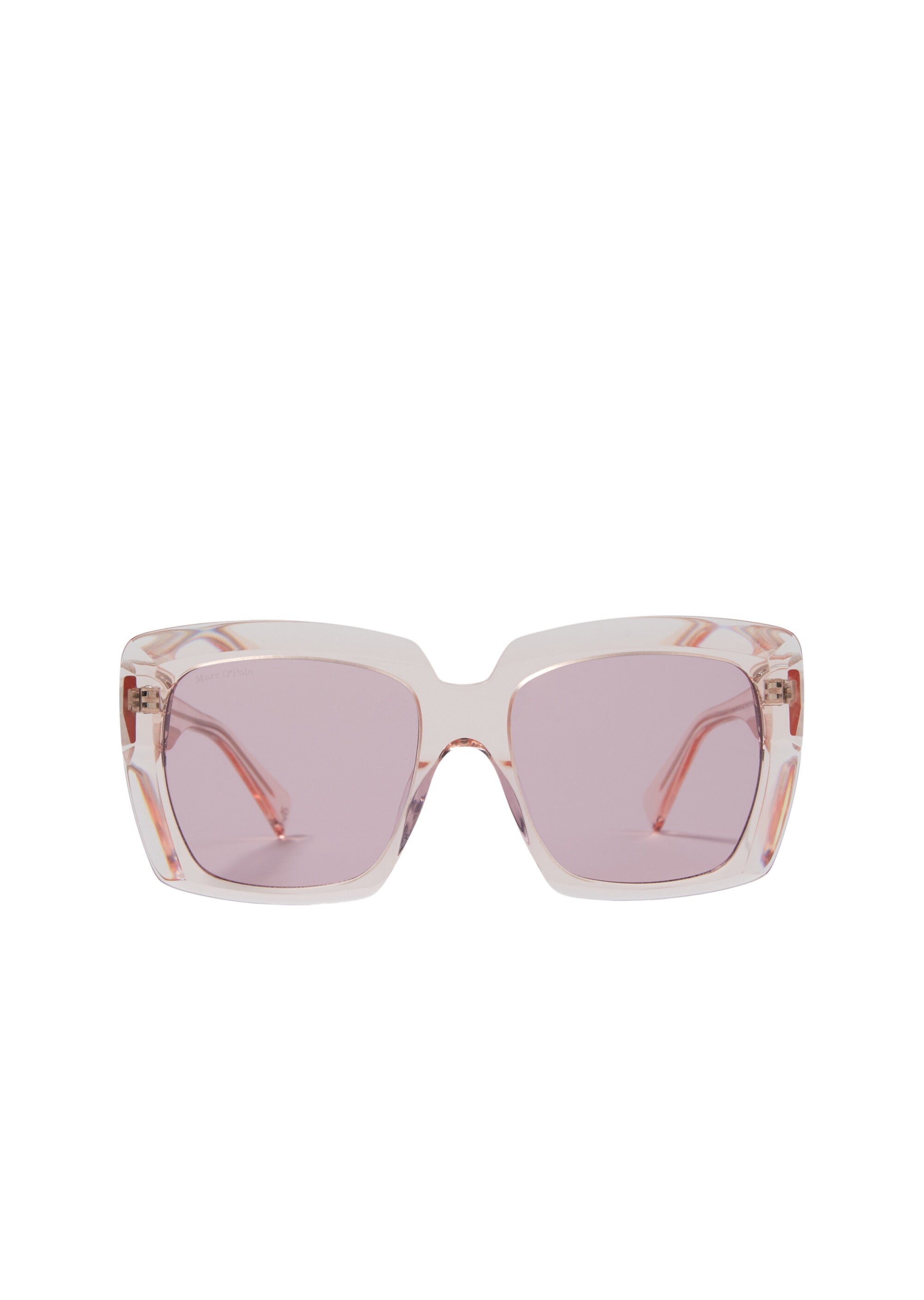 Unisex-Sonnenbrille mit breitem Bio-Acetat-Rahmen