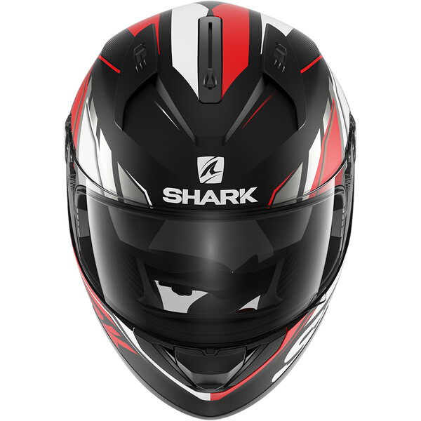Shark - Casque Ridill 1.2 Phaz Noir Mat / Rouge / Blanc / Gris