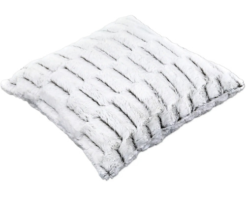 Decoratief kussen Fallini witbruin 45x45 cm