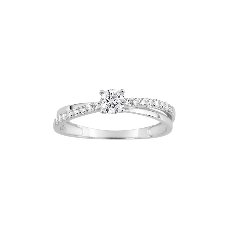 Bague Femme - Oxyde de zirconium - Or 18 Carats