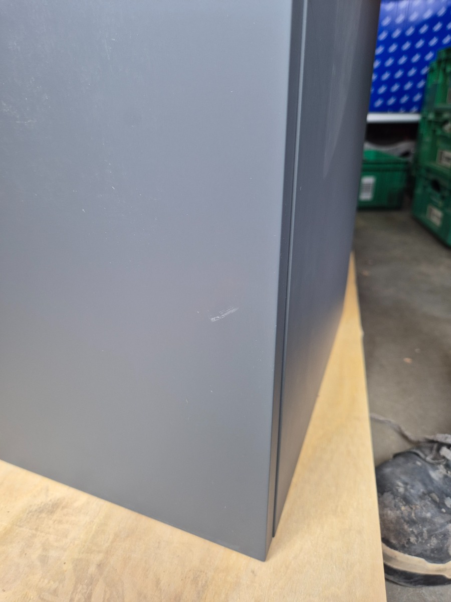 SCHADEMODEL: Muebles Alliance kolomkast 2 deuren 35x35x160cm mat antraciet