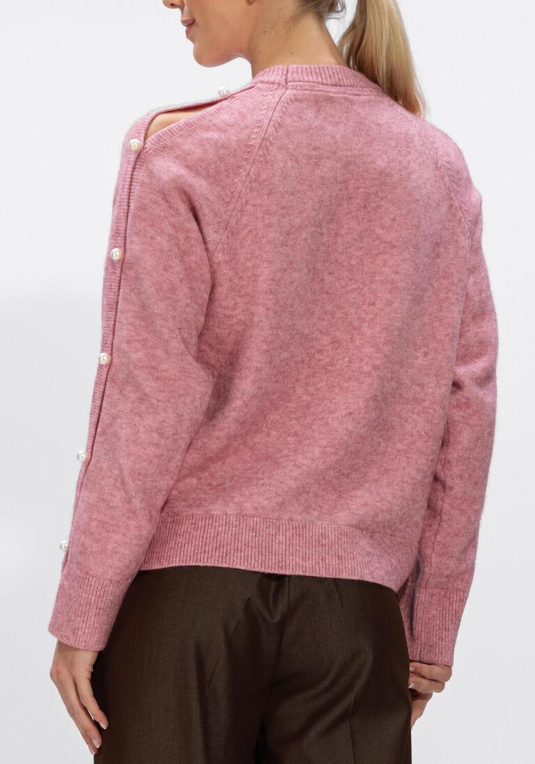 roze co'couture truien/vesten rowan pearl sleeve knit