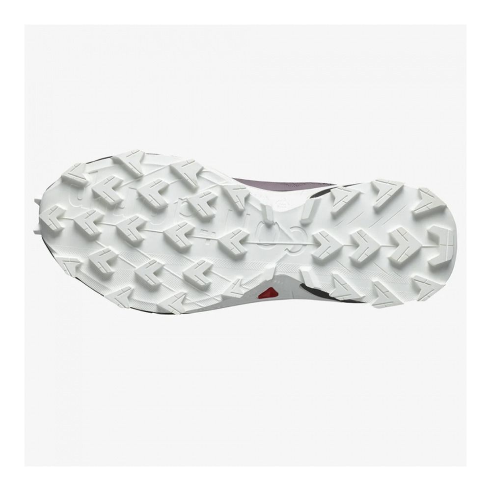 Salomon ALPHACROSS 5 GTX - Chaussures trail Femme moonscape/black/white