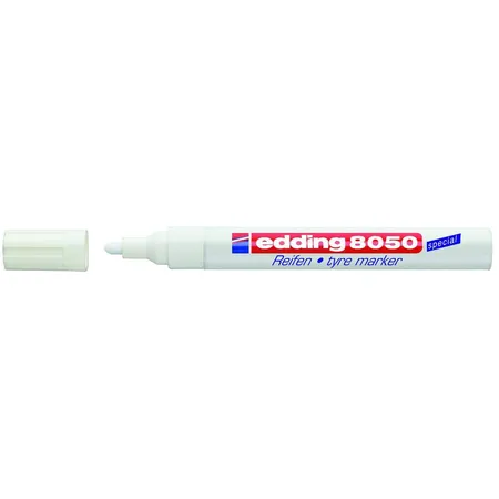 edding 8050 Spezialmarker Reifenmarker, 2-4 mm weiß