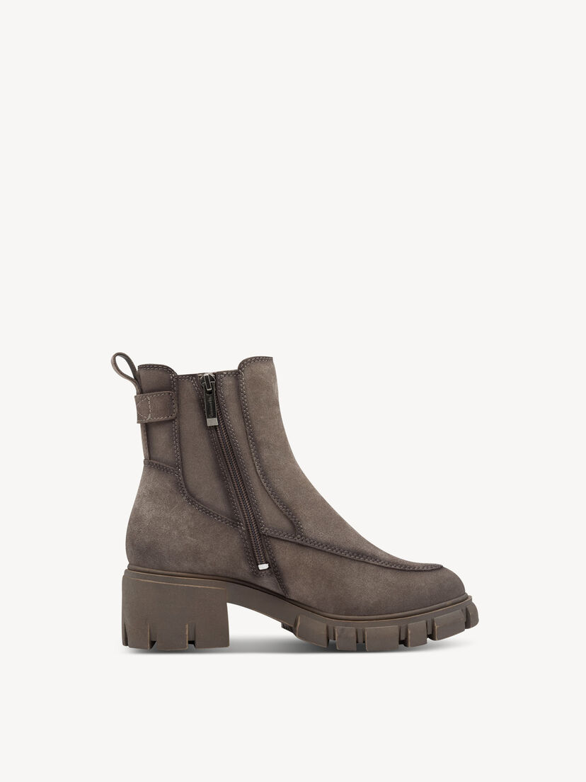 Leren Chelseaboot - beige