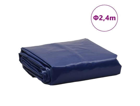 VIDAXL - Bâche bleu ø 2,4 m 600 /m²