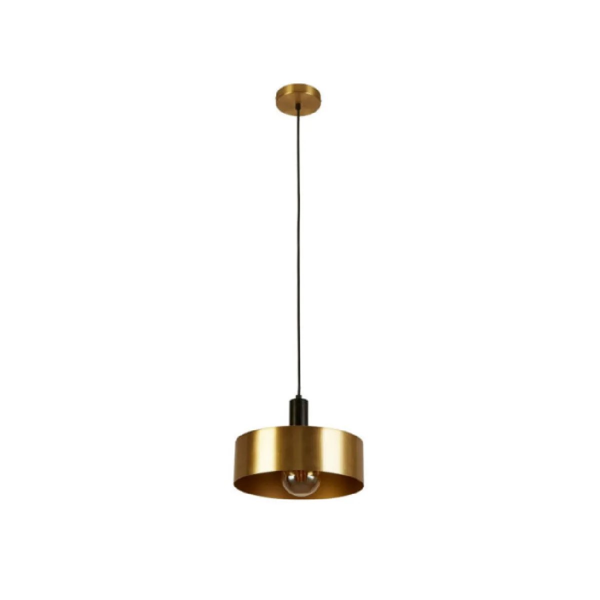 Searchlight Suspension Knox Acier doux Noir,Or