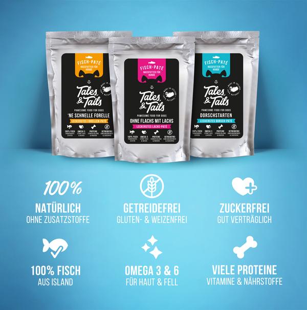 Tales & Tails Paté-Nassfutter für Hunde Ne