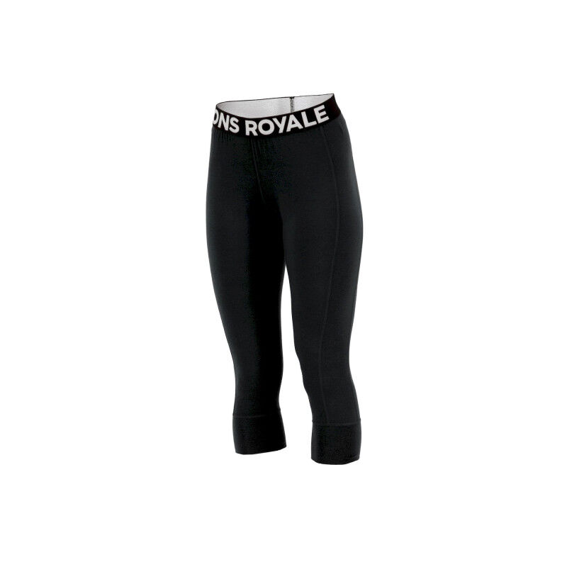 Cascade Merino Flex 3/4 Legging - Collant thermique laine mérinos femme