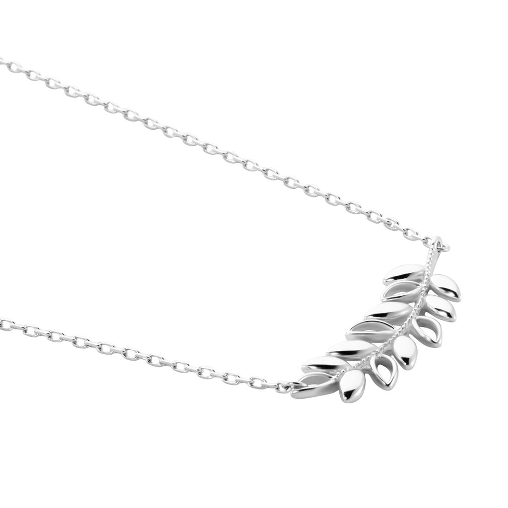 Collier Gaxine Argent Blanc