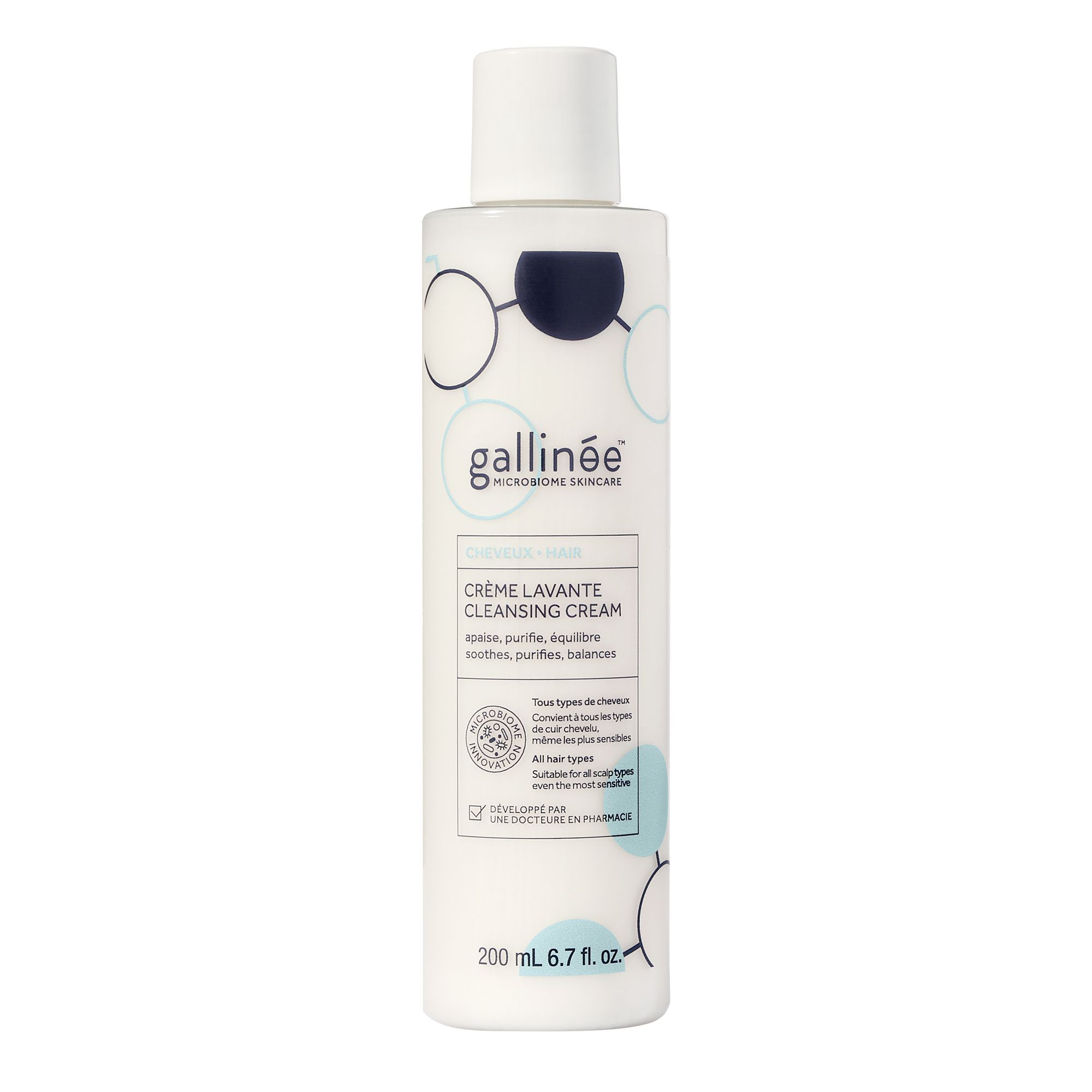 Gallinée Hair Cleansing Cream - Sulfatfreies Creme-Shampoo für empfindliche Kopfhaut und Haare