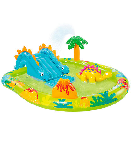 Intex Bådebassin - Little Dino Play Center - 191x152x58 cm - 143