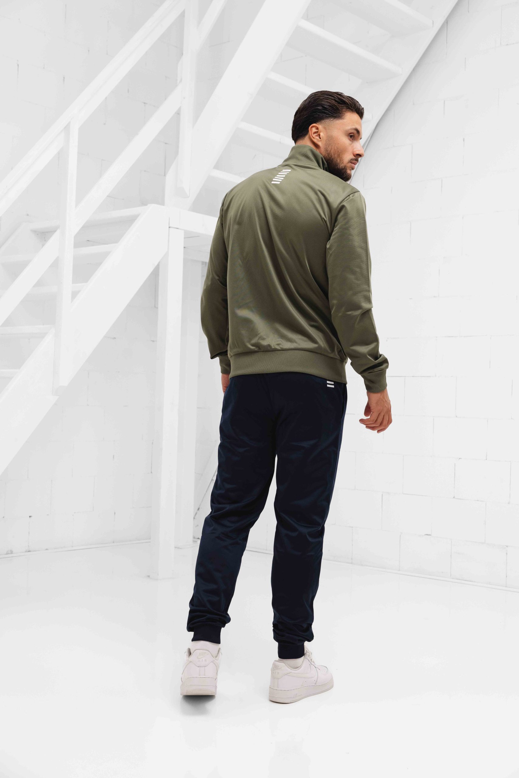 EA7 Emporio Armani 8NPV65 Trainingspak Heren Groen/Zwart