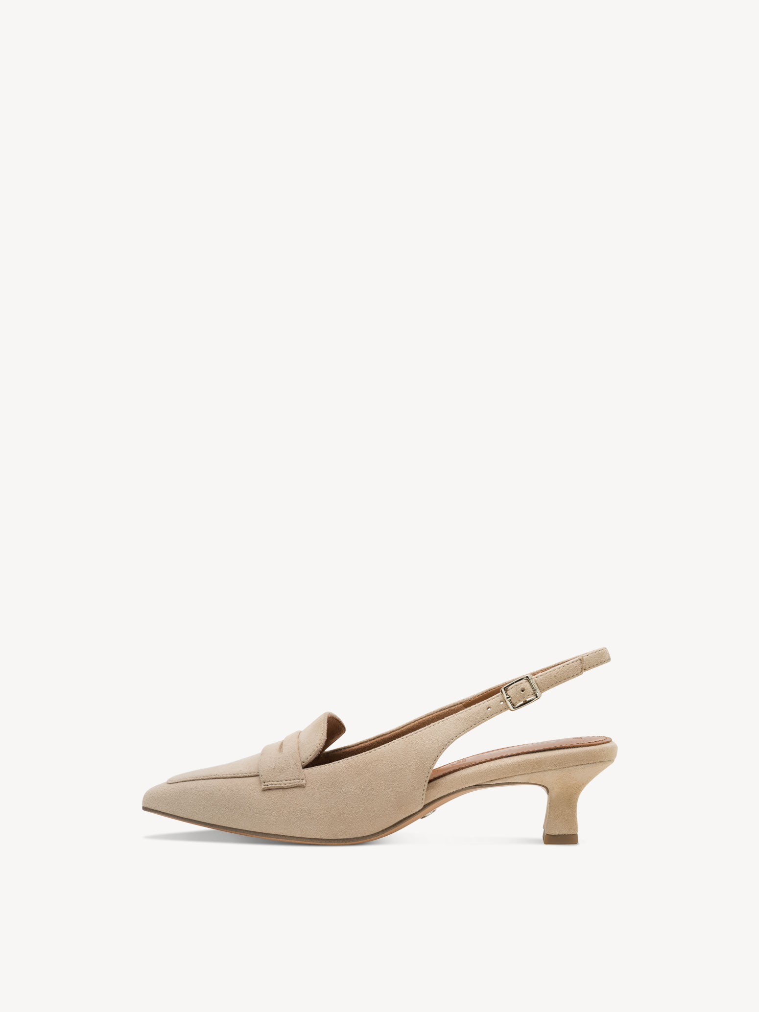 Leren Slingpumps - beige