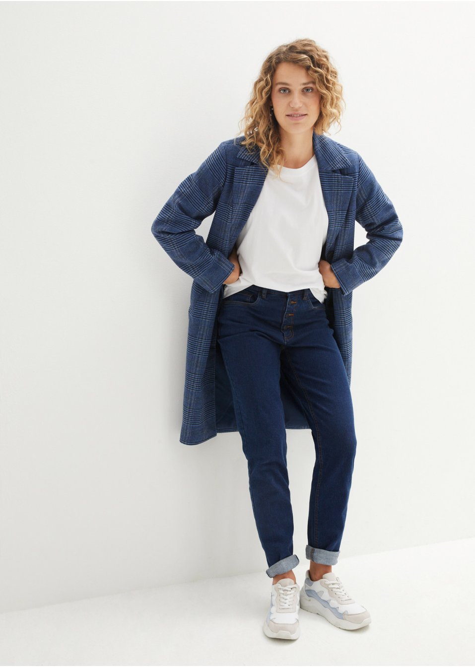 T-shirt manches longues avec col rond sans couture Essential