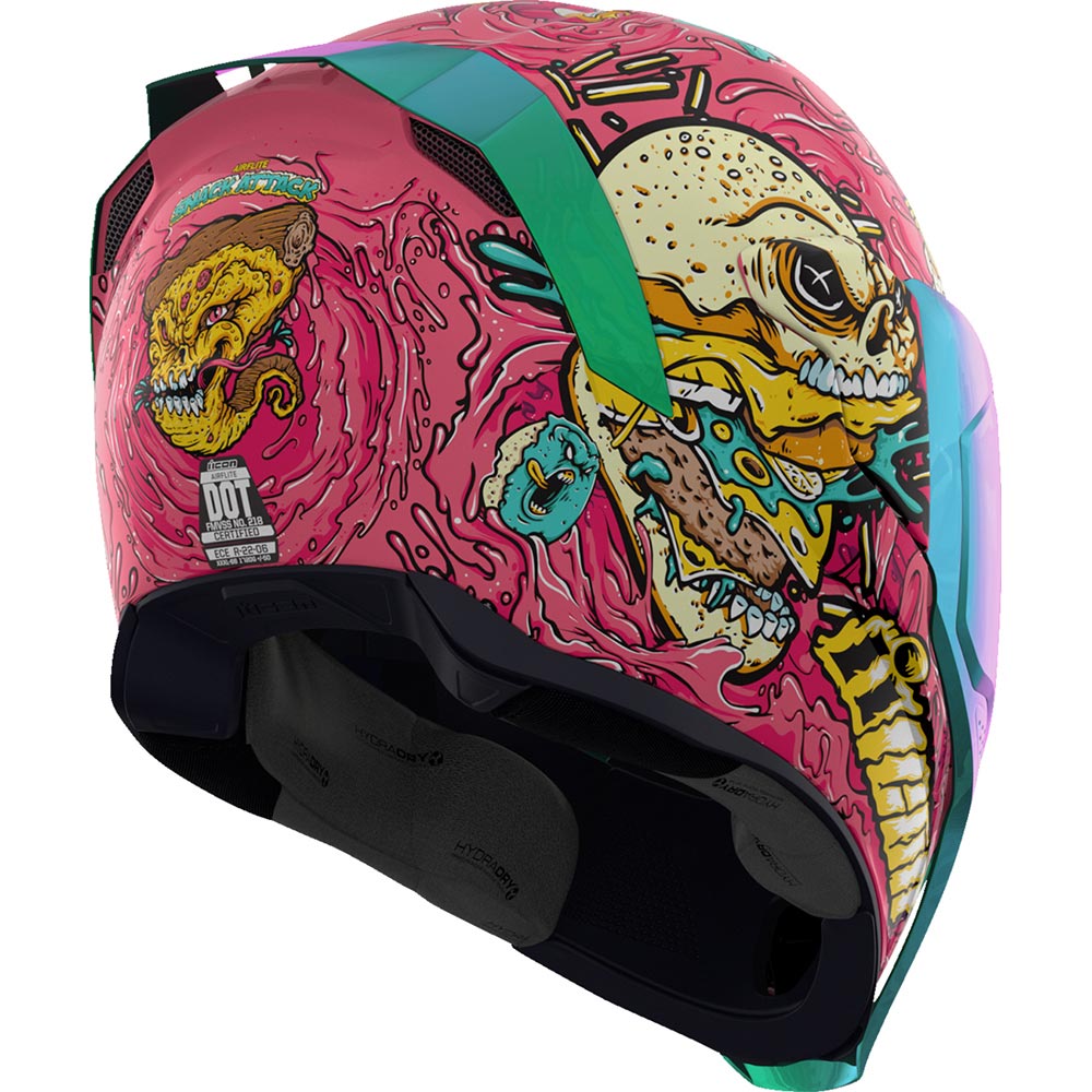 Icon - Casque Airflite MIPS® Snack Attack™ Rose / Beige / Bleu