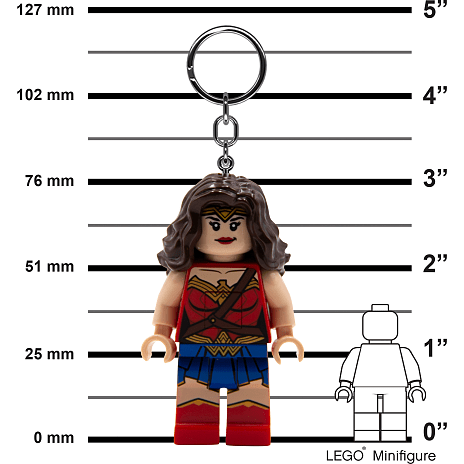 LEGO DC LED Nøglering Wonder Woman