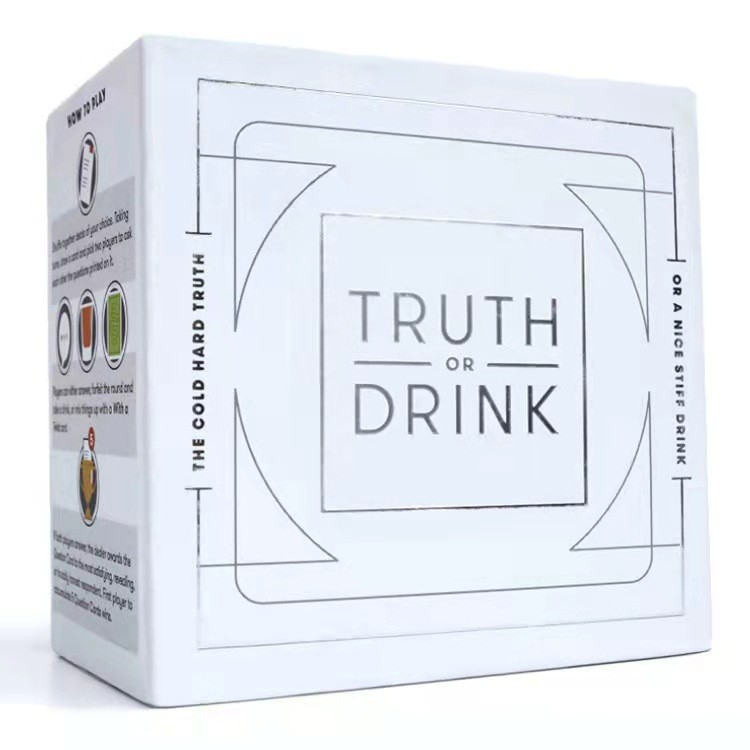 Wahrheit oder Trinken Verrücktes Karten Gesellschaftsspiel Party Aufgaben Trinkspiel (ab 18 Jahren)