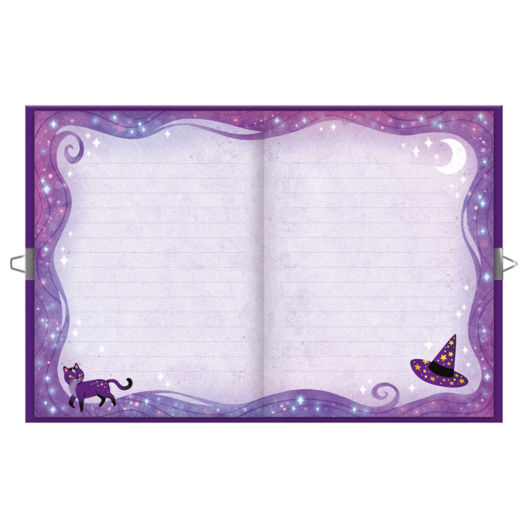 Janod dagboek met slot en pen - magic school