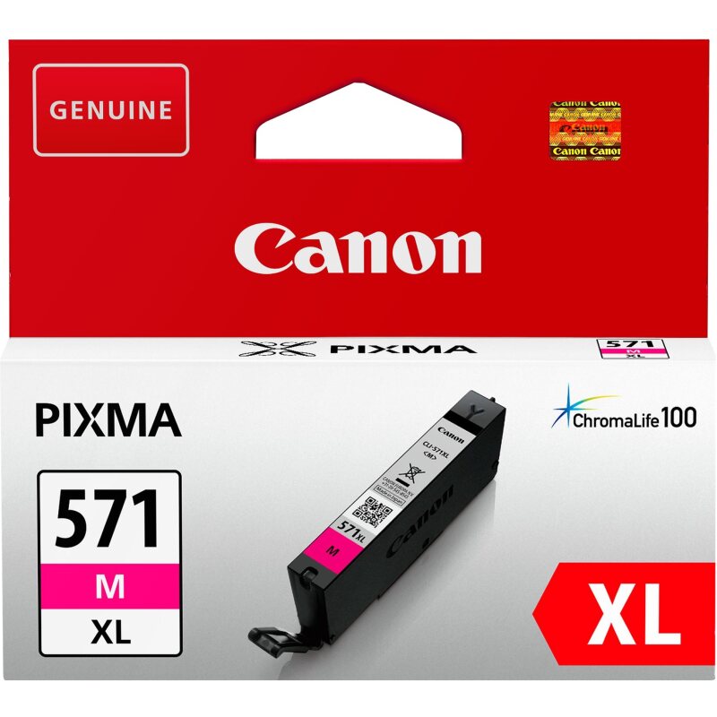 Canon CLI-571M XL cartouche d'encre 1 pièce(s) Original Rendement élevé (XL) Magenta