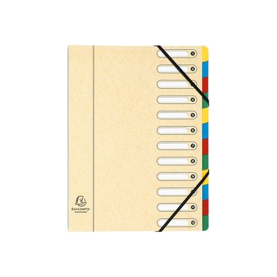 Exacompta Harmonika - Trieur à fenêtres 12 positions - disponible dans différentes couleurs