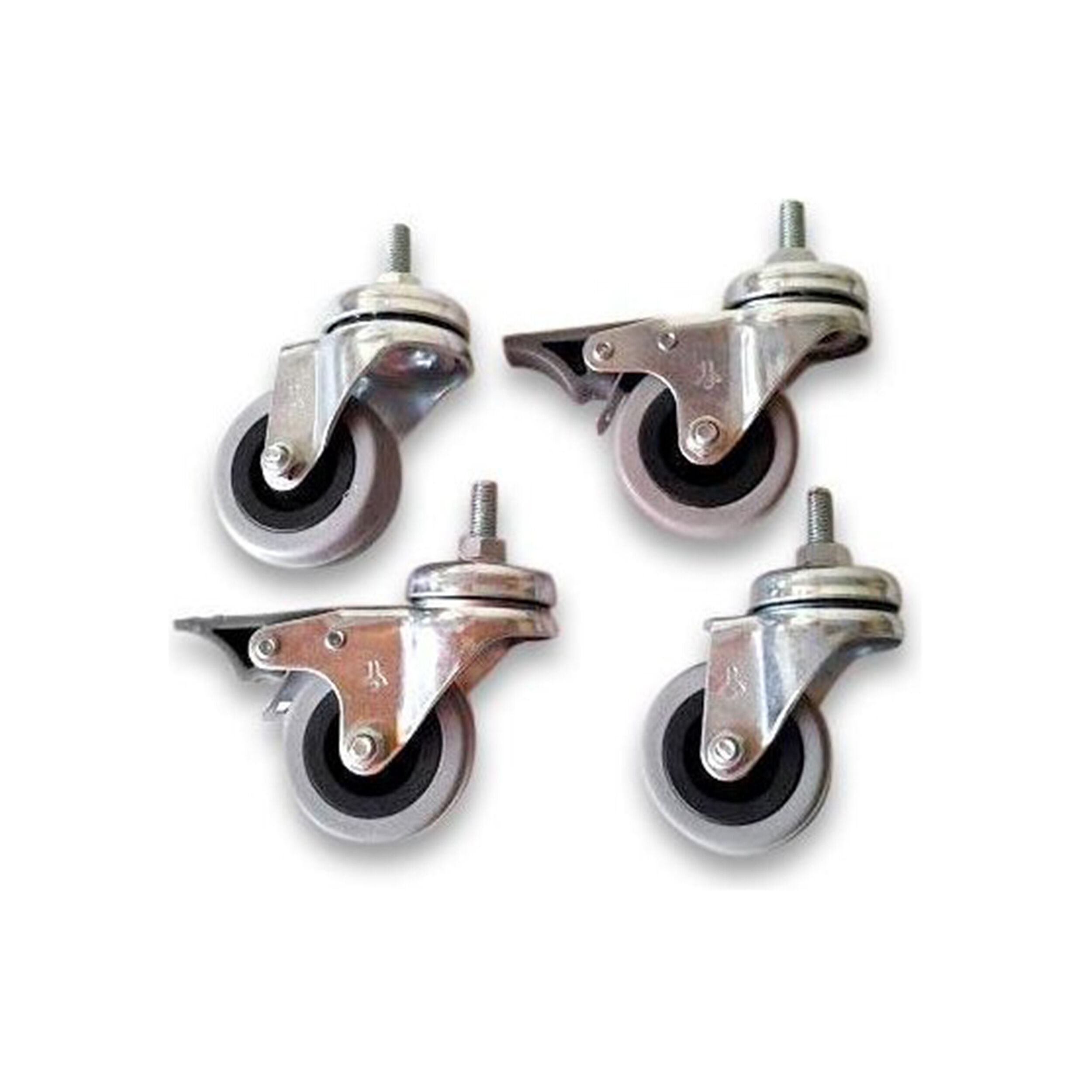 Gamma Rollen Set Für Standard Trépied - Argent , Noir