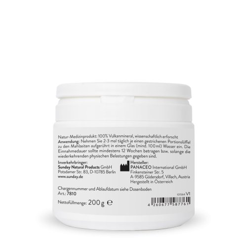 Sunday Natural Products  PMA-ZeolithPulver