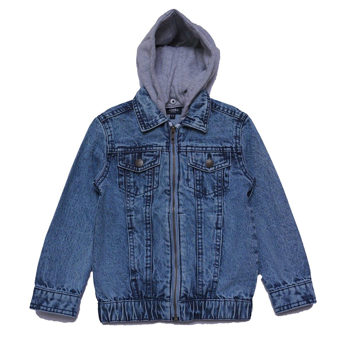 Studio Younger Boys Hooded Denim jacket