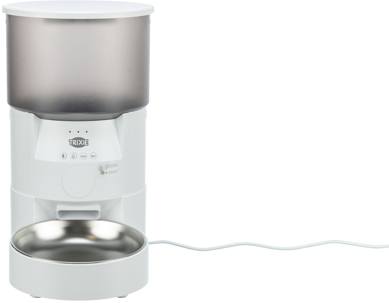 (3L) TX-S Smart Futterautomat Automatischer Haustier Futter Spender mit App Steuerung (T24345) - Weiss