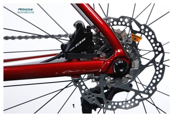 Vélo de Route Cannondale CAAD13 Disc Shimano 105 11V 700 mm Rouge Candy - Produit Reconditionné