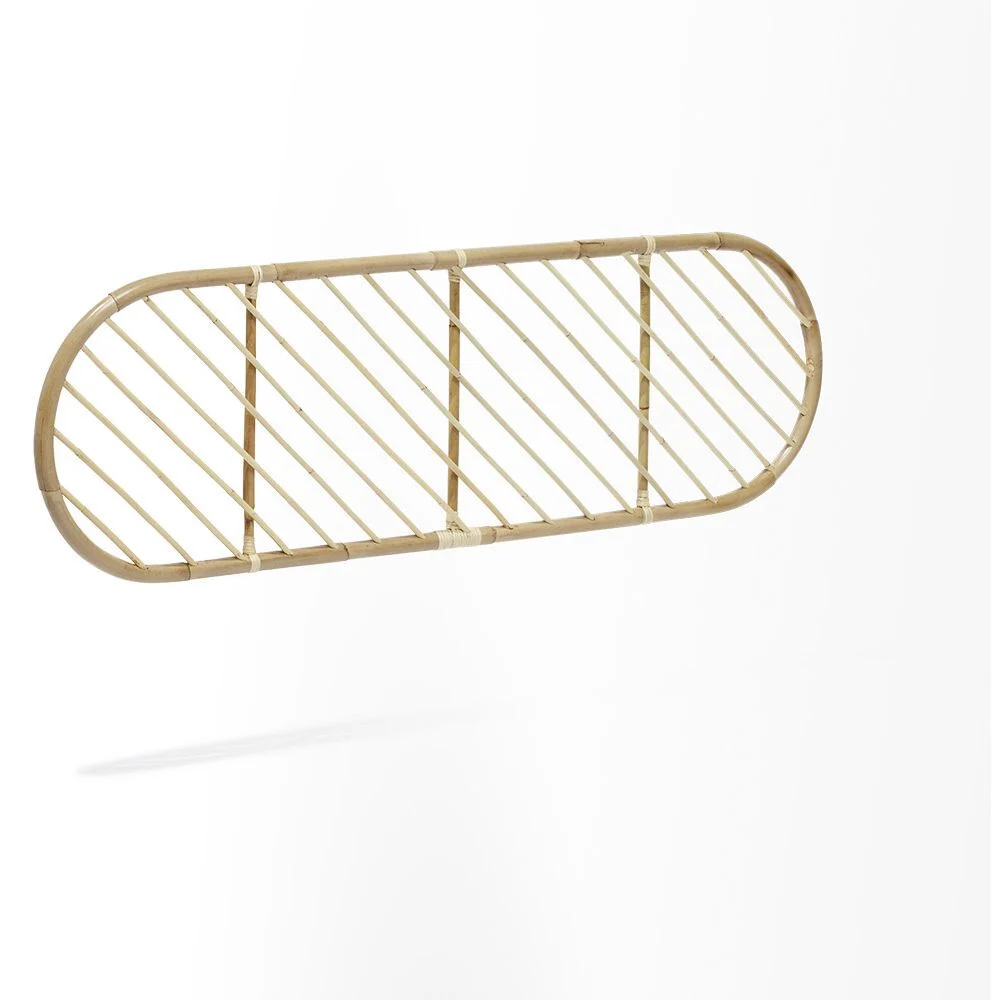 Tête de lit à suspendre Malang rotin naturel - L160xP3xH50 cm