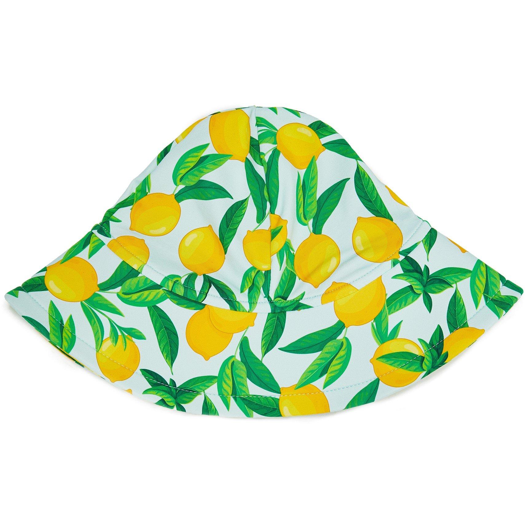 Threadbare Lemon Swimsuit and Hat Juniors
