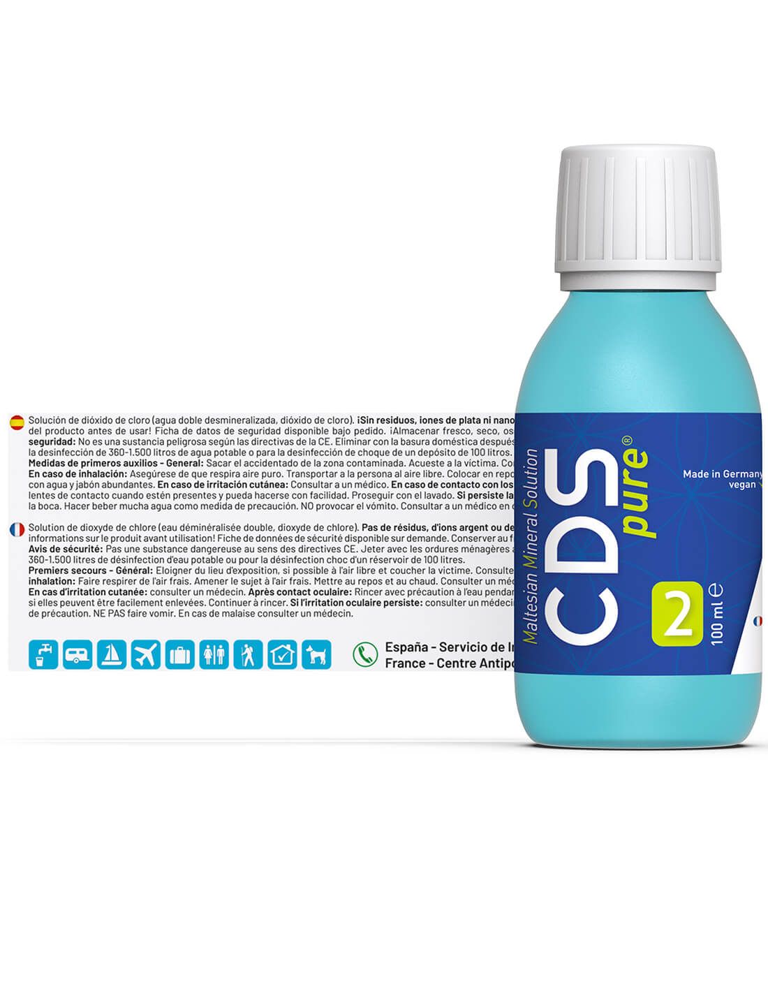 AQUARIUS pro life - CDSpure | CDS/CDL Chlordioxid-Lösung