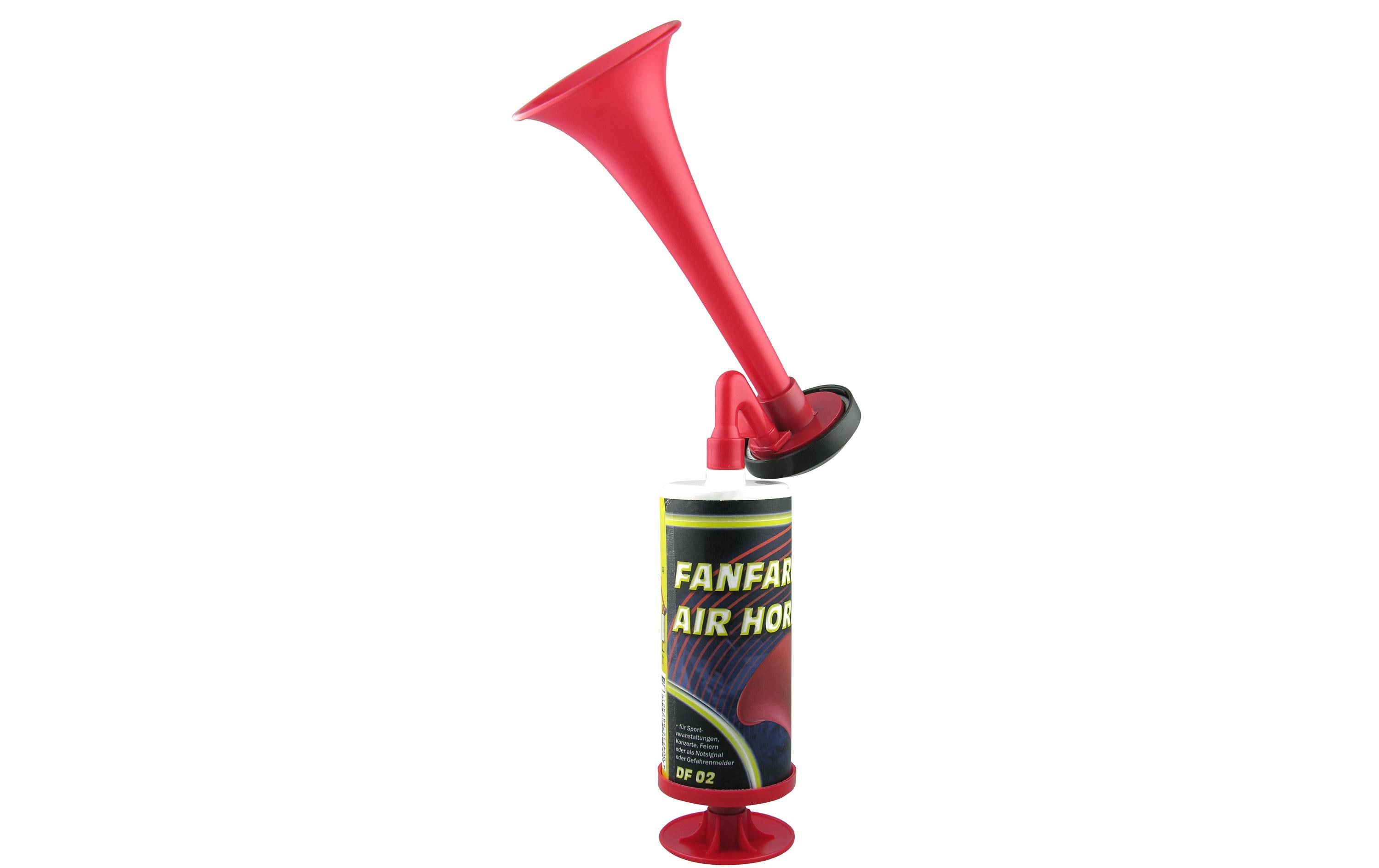Partyaccessoire Druckluftfanfare DF02Ideales Horn für Fussballspiele, Sportereignisse, Konzerte, Fasnacht oder andere Feiern und Events