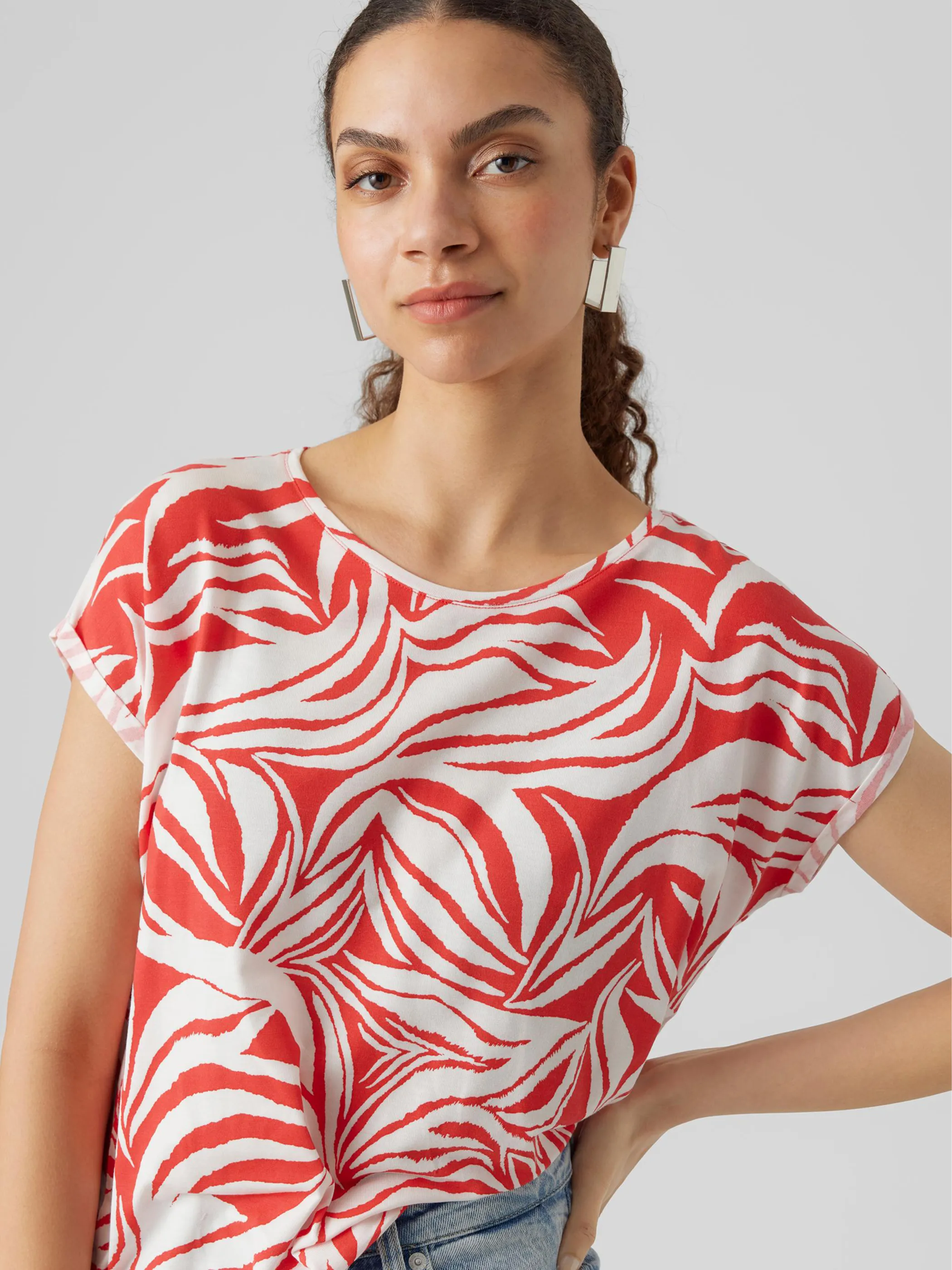 Vero Moda VMAVA PLAIN SS TOP MU Shirt
