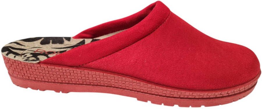 Rohde Pantoffels Rood Synthetisch 272226 Dames