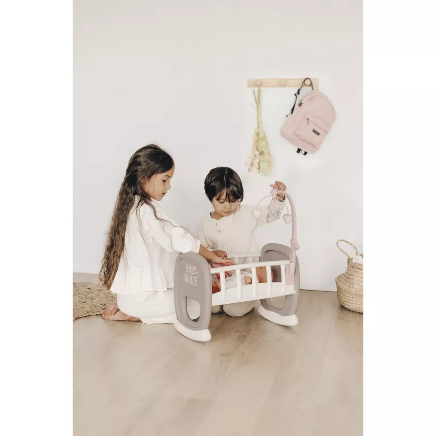 Smoby Baby Nurse Puppenwiege mit Mobile