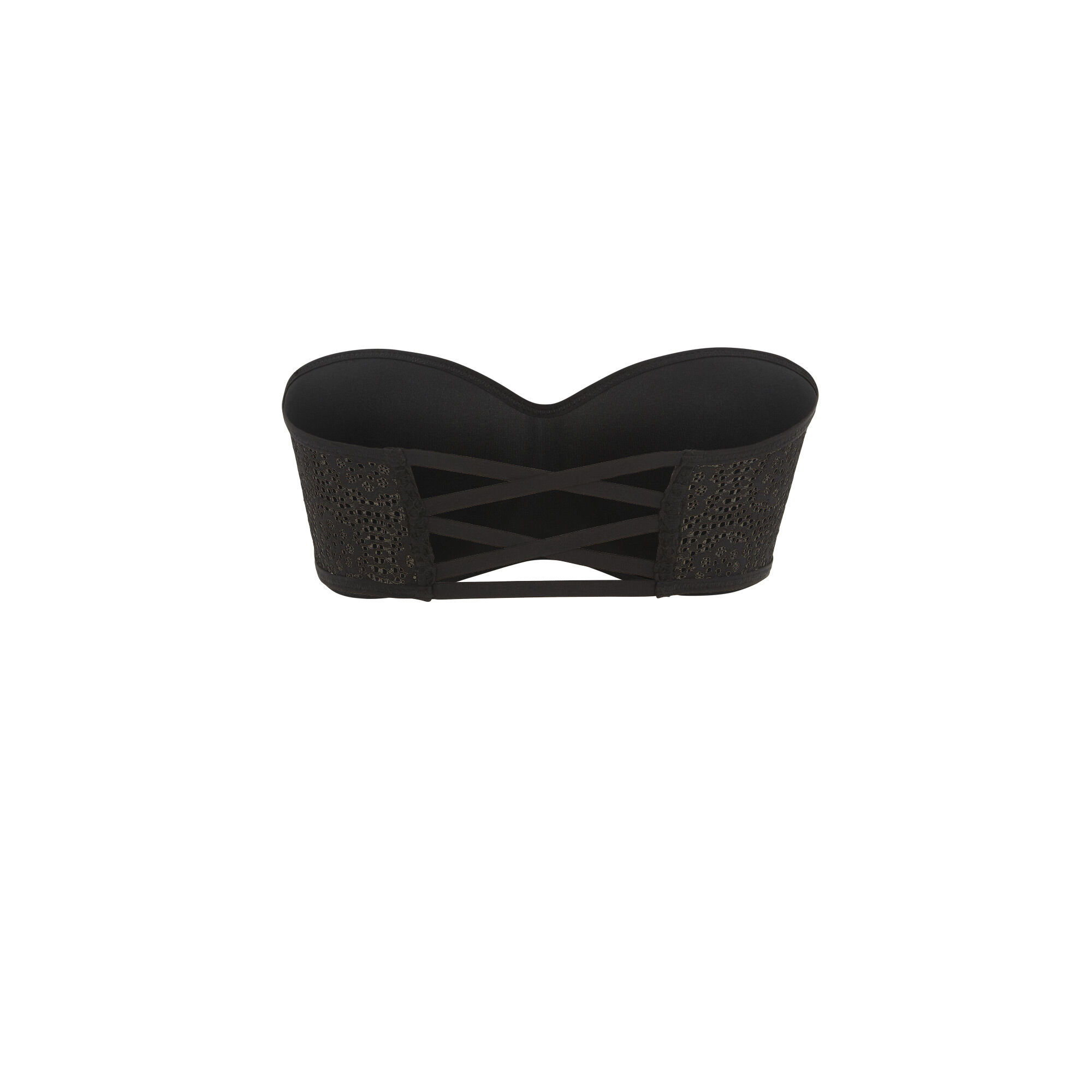Soutien-gorge bandeau en dentelle