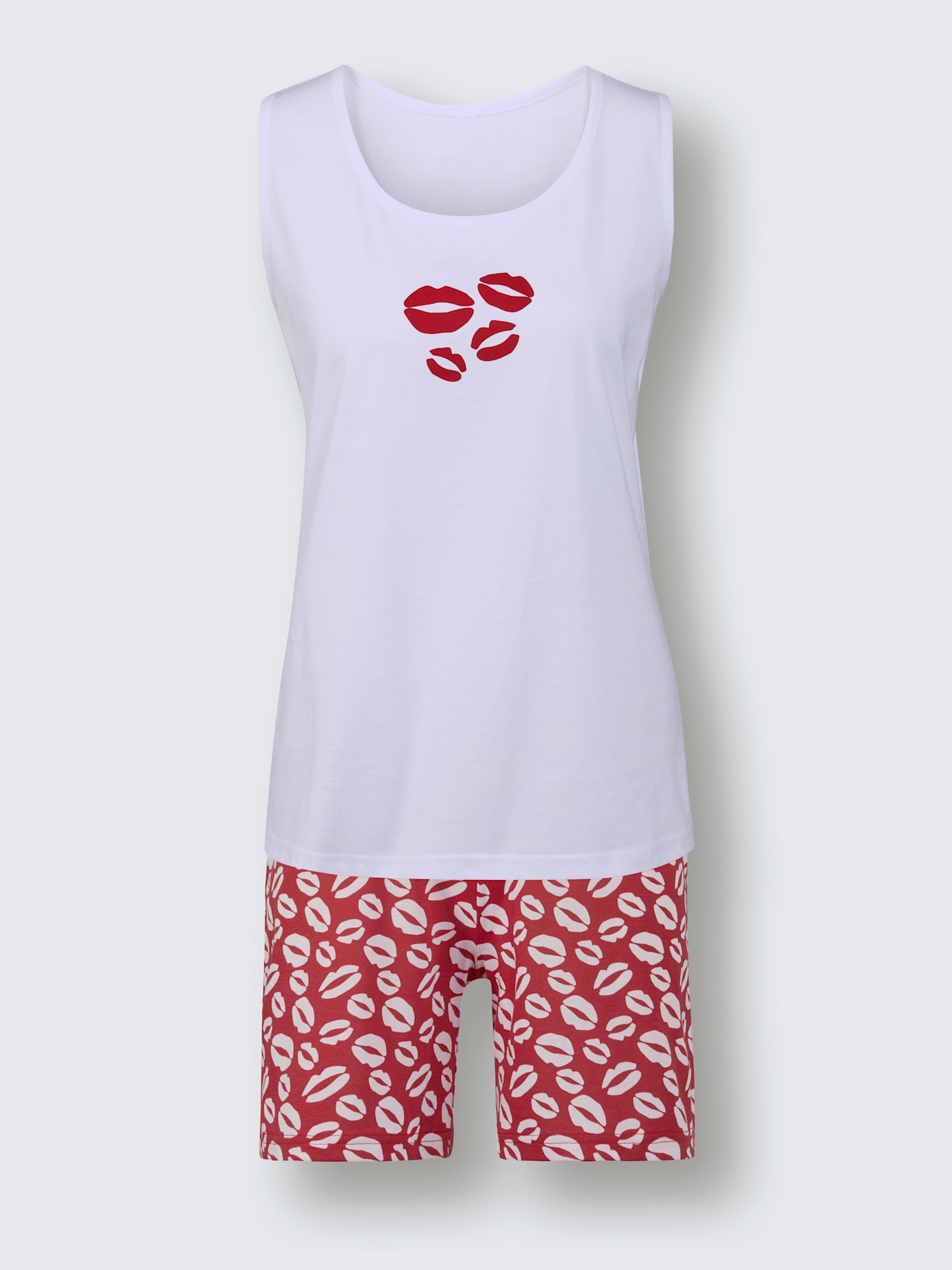 Pyjamas courts jersey fin