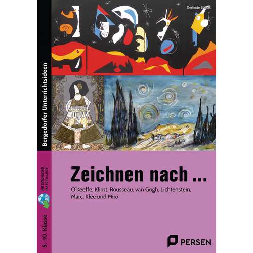 Zeichnen nach ... van Gogh, Lichtenstein, Marc, Klee, Hundertwasser