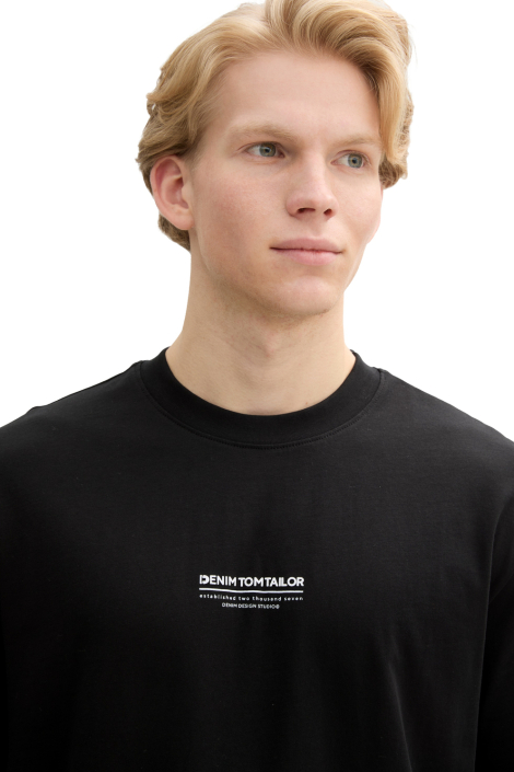 Tom Tailor zwarte heren t-shirt