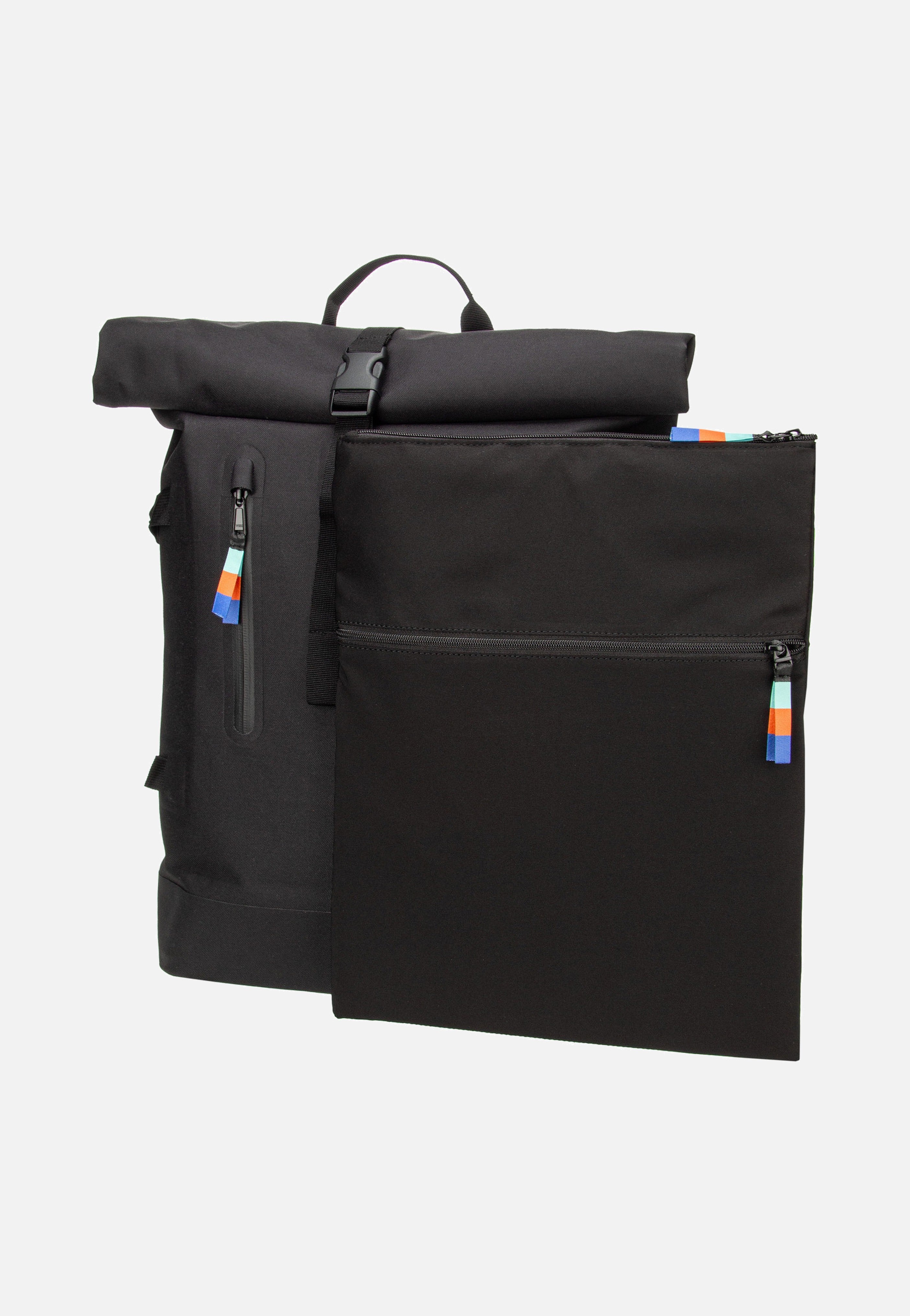 Rolltop 2.0 Black - Rolltop Rucksack