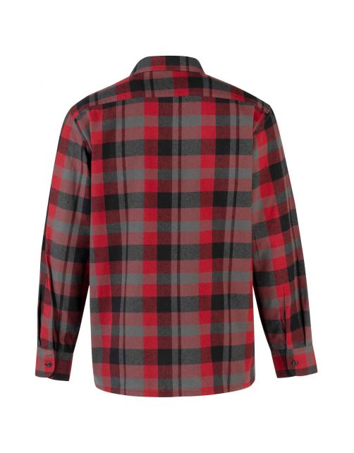 Storvik Blouse Flanel Rood&Zwart - Vrijetijdskleding