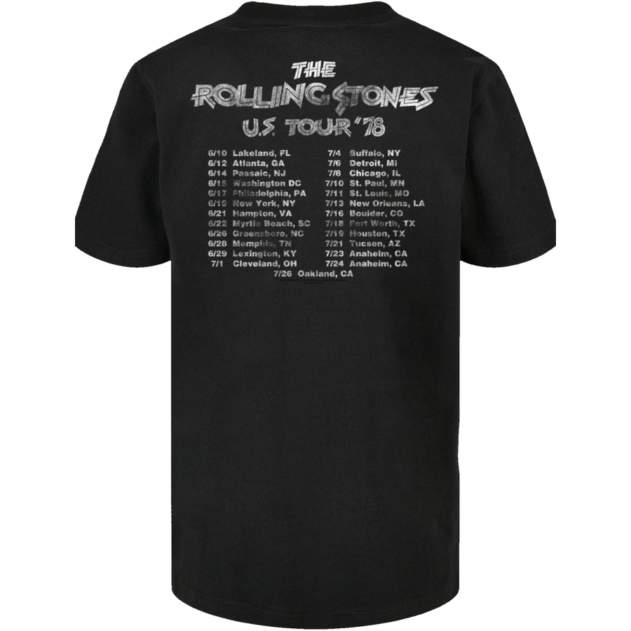 F4NT4STIC Basic Kids Tee The Rolling Stones US Tour '78 schwarz