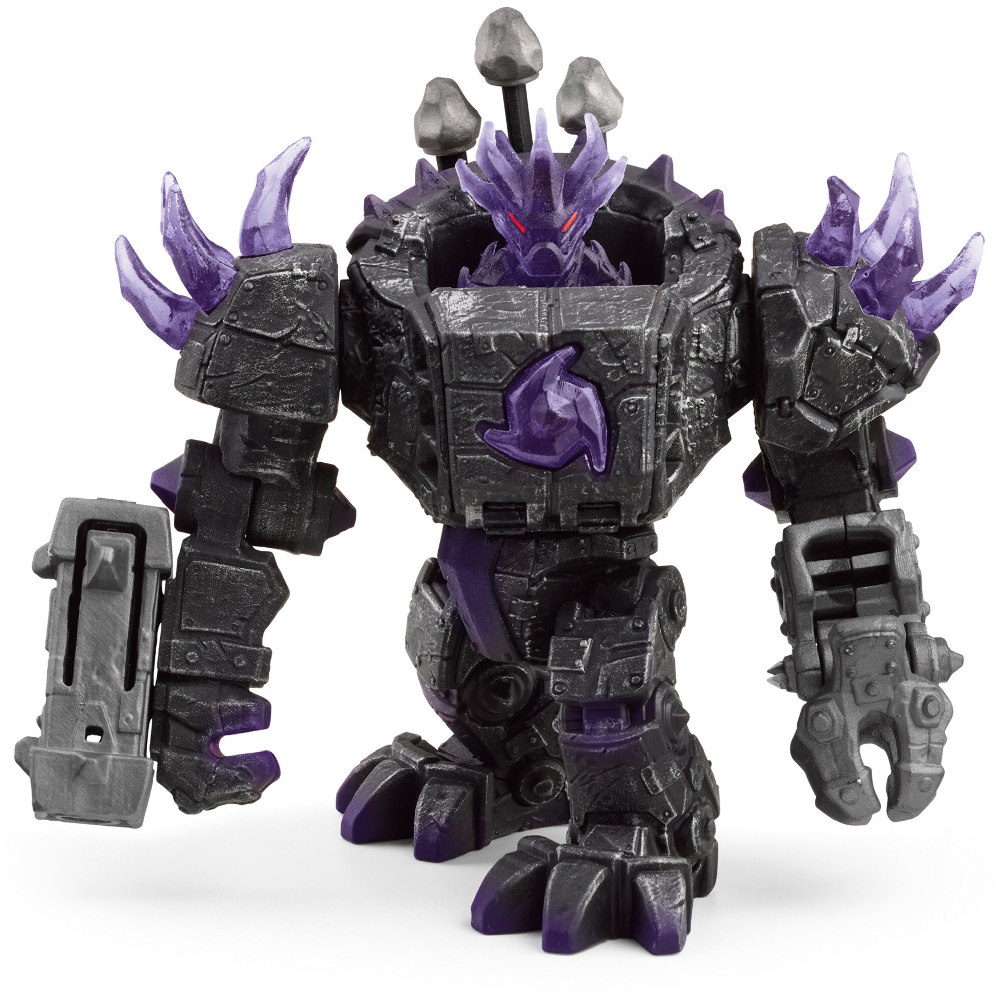 Schleich Spielfigur Eldrador Creatures Schatten Master-Roboter mit Mini Creature