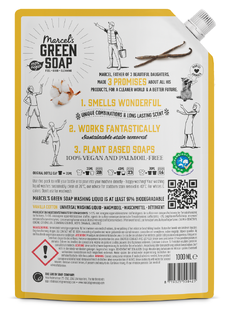 Marcels Green Soap Vanilla Cotton Universeel Wasmiddel Navulling 1LT