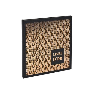 Exacompta Palmyre - Livre d'or 21 x 19 cm - 140 pages - noir