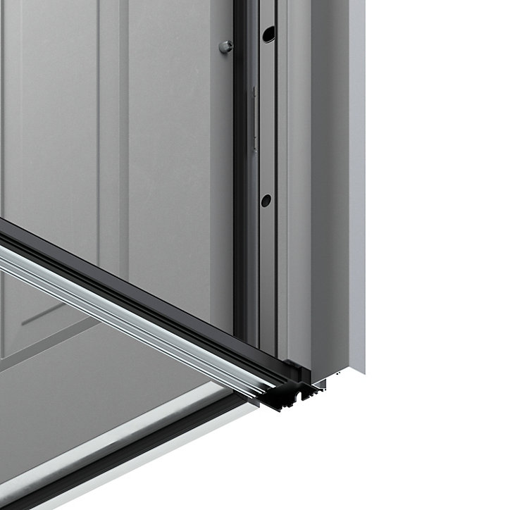 Tapée d'isolation pour porte acier gris clair 140 mm Radex