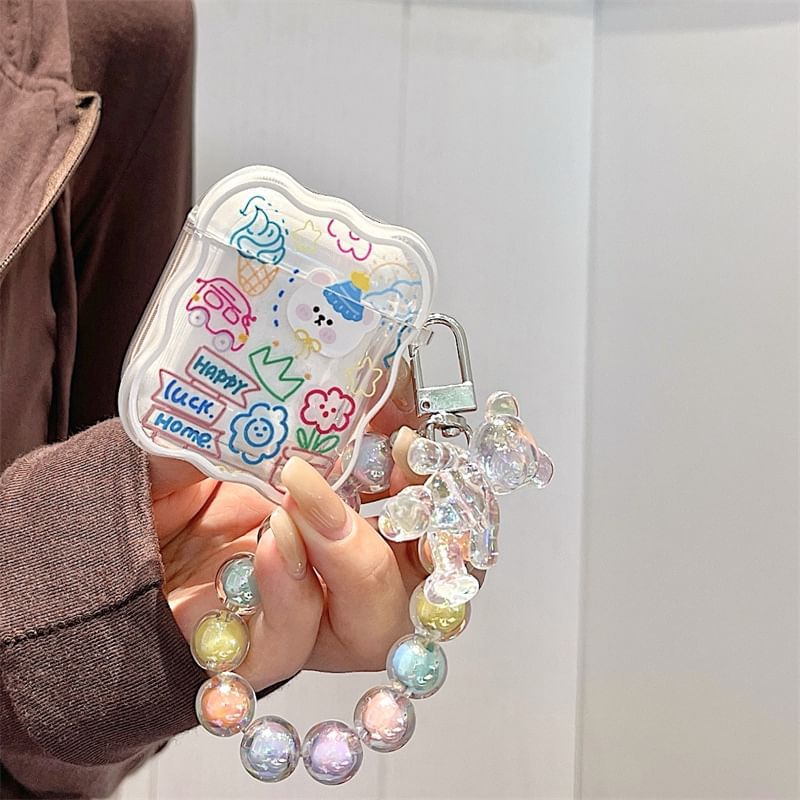 Capritz - Cartoon Strap AirPods / Pro oortelefoonhoesje
