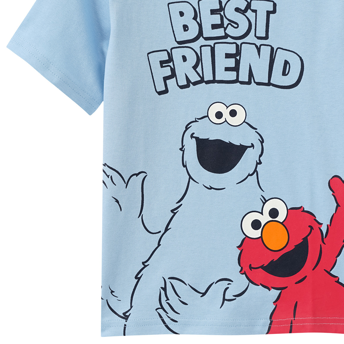 Topolino Sesamstraße T-Shirt mit Print hellblau